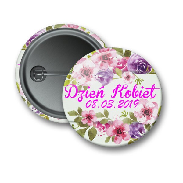 Przypinki dzień kobiet