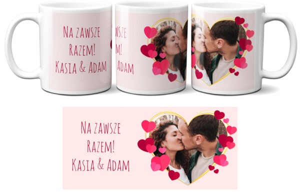 Foto kubek walentynki