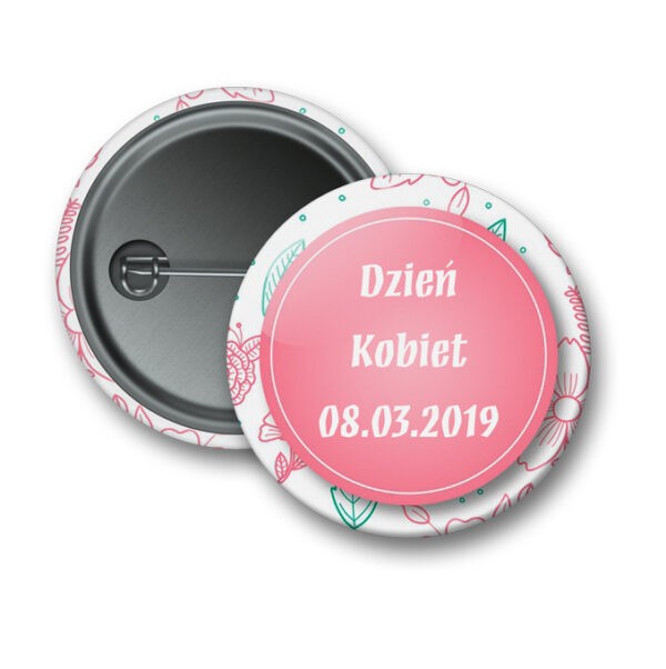 Przypinki dzień kobiet