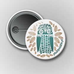 Przypinka ptakipolskie.pl sowa